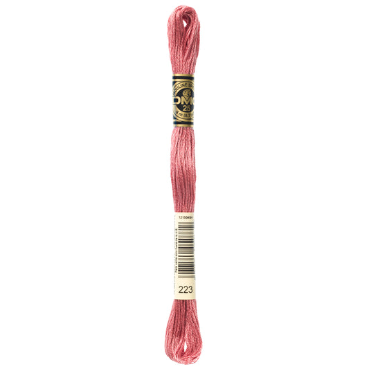 DMC 6 Strand Cotton Embroidery Floss #223 - Shell Pink Light