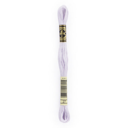 DMC 6 Strand Cotton Embroidery Floss #27 - White Violet
