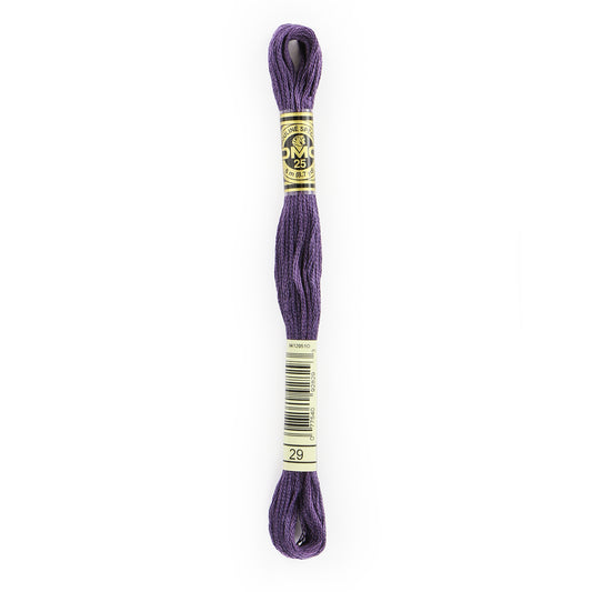 DMC 6 Strand Cotton Embroidery Floss #029 - Eggplant-Cross Stitch-DMC Floss-Millennial Fabrics