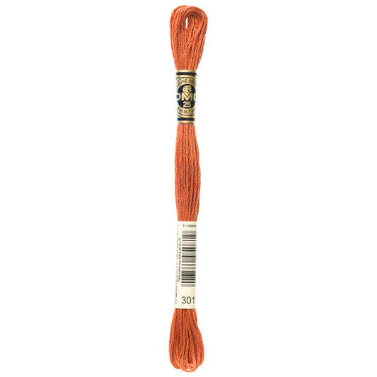 DMC 6 Strand Cotton Embroidery Floss #301 - Mahogany Medium