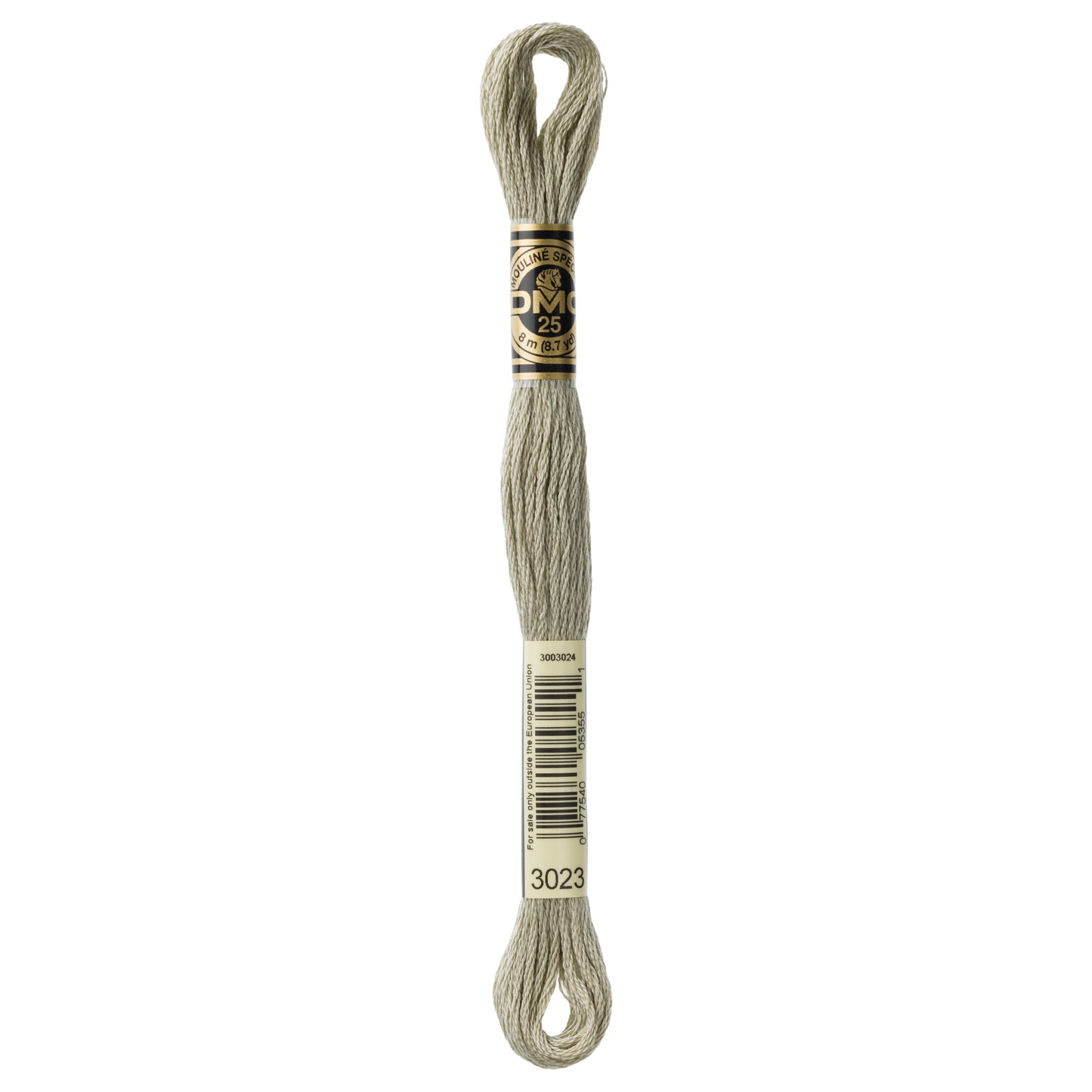 DMC 6 Strand Cotton Embroidery Floss #3023 - Brown Gray Light-Cross Stitch-DMC Floss-Millennial Fabrics