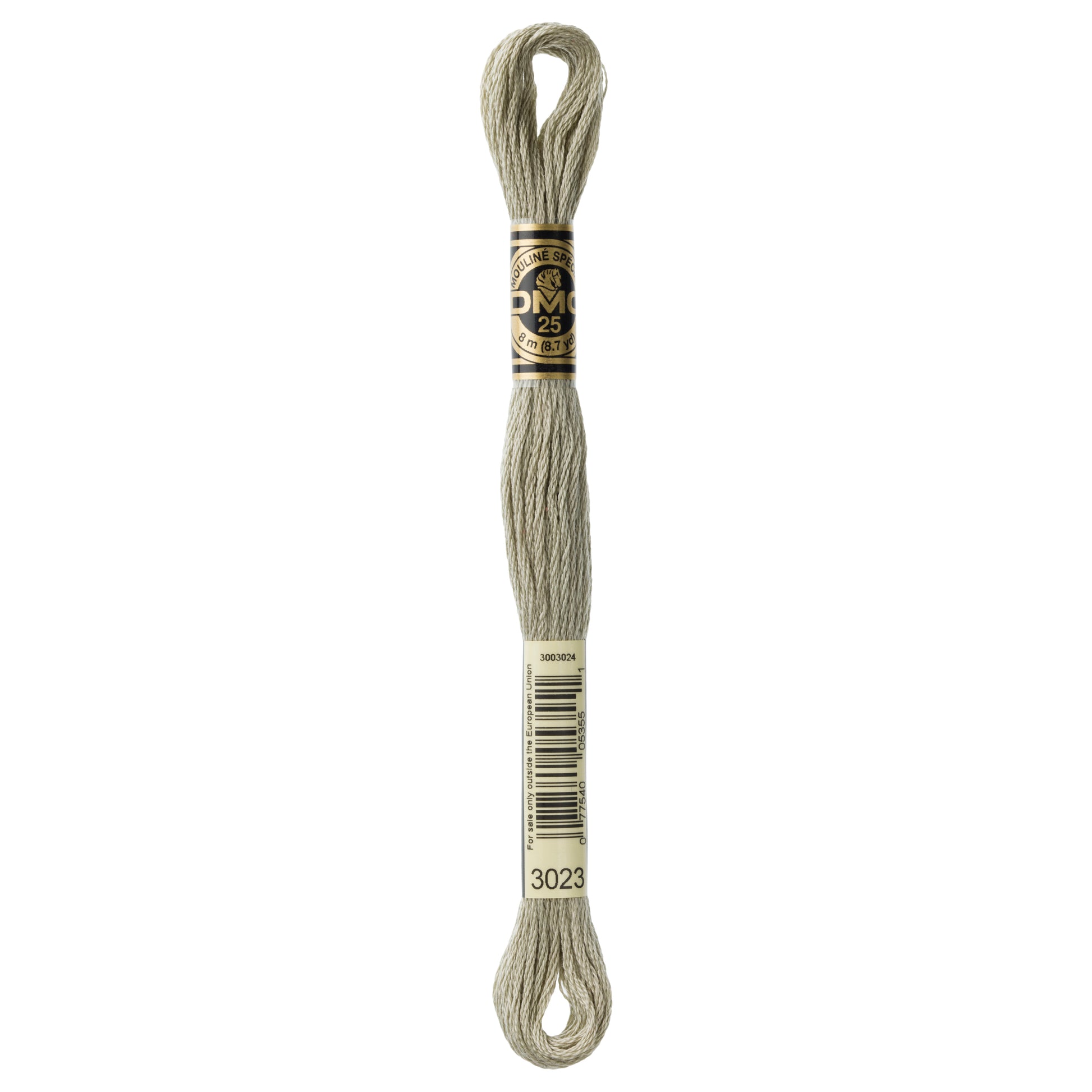 DMC 6 Strand Cotton Embroidery Floss #3023 - Brown Gray Light-Cross Stitch-DMC Floss-Millennial Fabrics