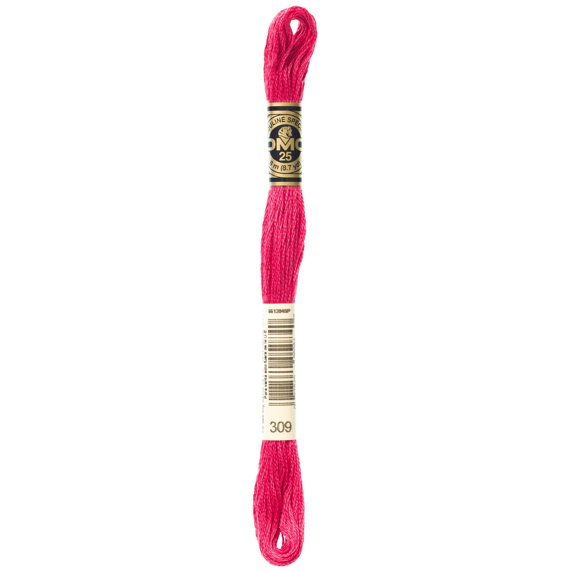 DMC 6 Strand Cotton Embroidery Floss #309 - Rose Dark-Cross Stitch-DMC Floss-Millennial Fabrics
