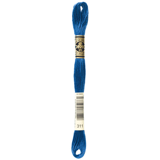DMC 6 Strand Cotton Embroidery Floss #311 - Blue Medium-Cross Stitch-DMC Floss-Millennial Fabrics
