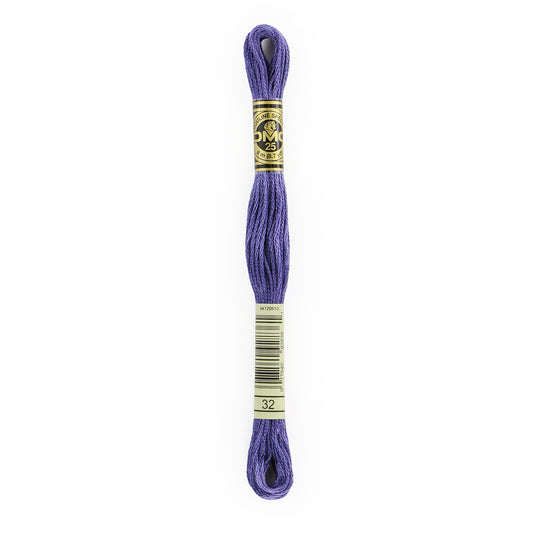 DMC 6 Strand Cotton Embroidery Floss #32 - Blueberry Dark