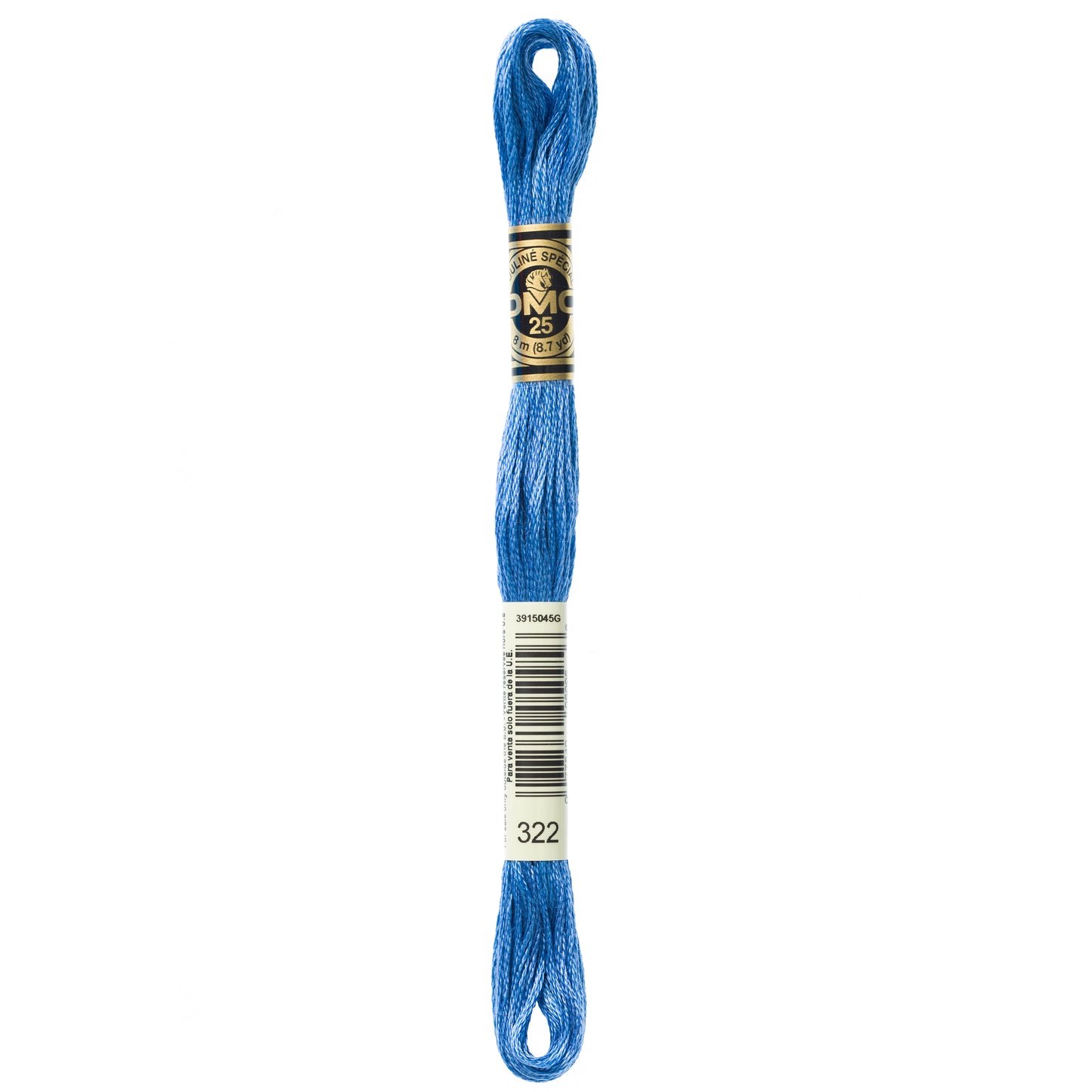 DMC 6 Strand Cotton Embroidery Floss #322 - Baby Blue-Cross Stitch-DMC Floss-Millennial Fabrics