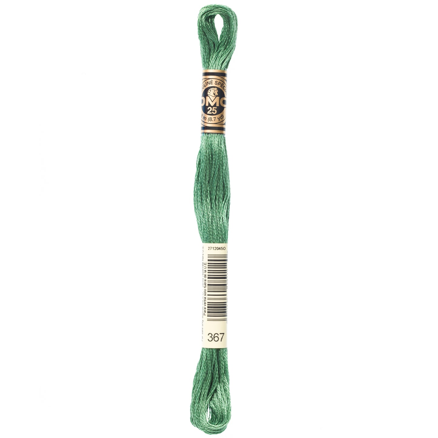 DMC 6 Strand Cotton Embroidery Floss #367 - Pistachio Green Dark-Cross Stitch-DMC Floss-Millennial Fabrics