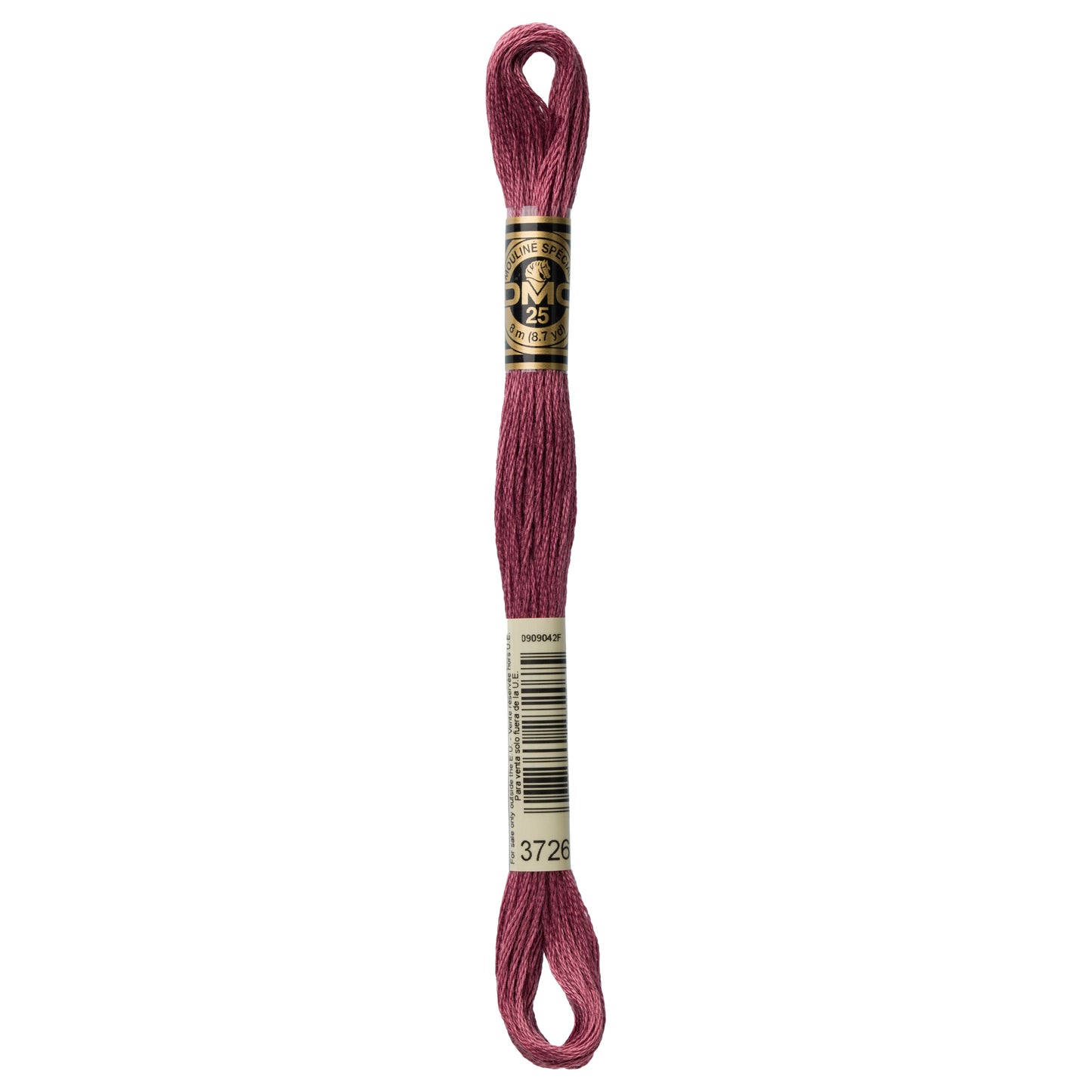 DMC 6 Strand Cotton Embroidery Floss #3726 - Antique Mauve Dark-Cross Stitch-DMC Floss-Millennial Fabrics
