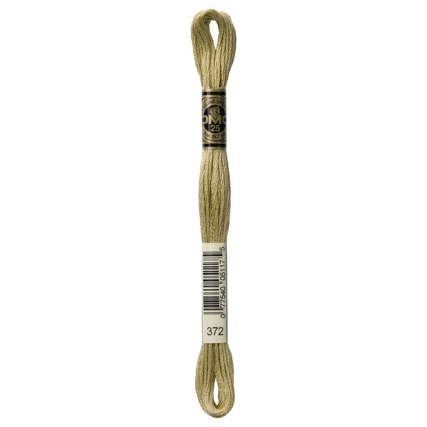 DMC 6 Strand Cotton Embroidery Floss #372 - Mustard Light-Cross Stitch-DMC Floss-Millennial Fabrics