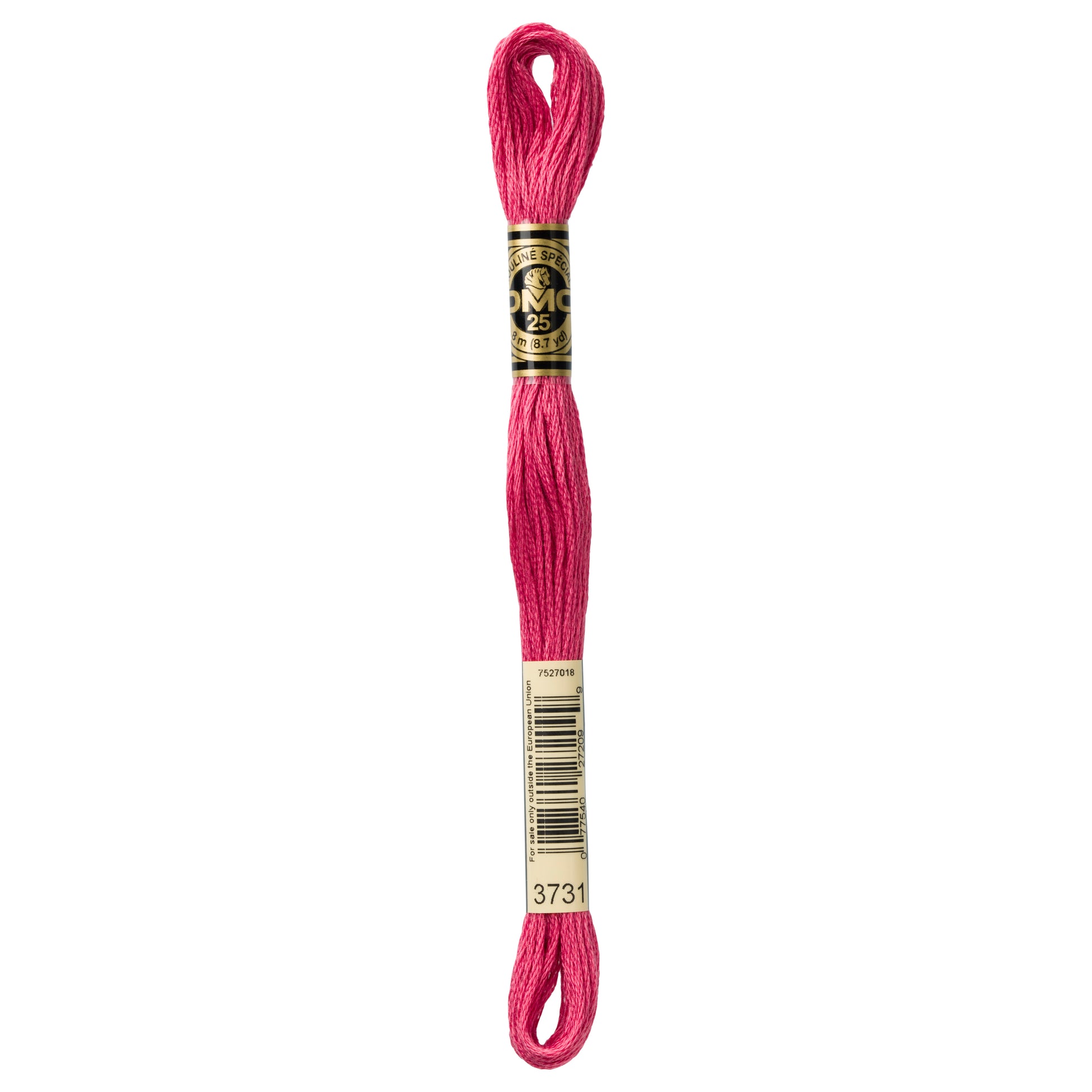 DMC 6 Strand Cotton Embroidery Floss #3731 - Dusty Rose Very Dark-Cross Stitch-DMC Floss-Millennial Fabrics
