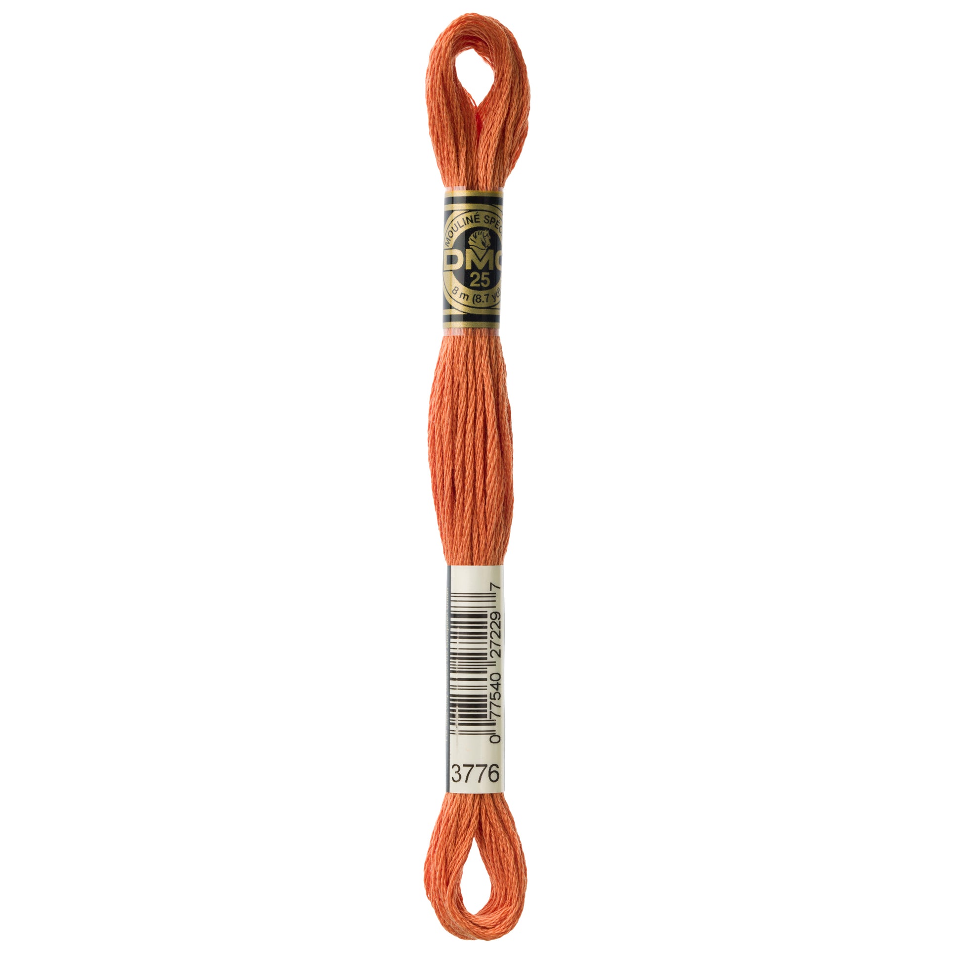 DMC 6 Strand Cotton Embroidery Floss #3776 - Mahogany Light-Cross Stitch-DMC Floss-Millennial Fabrics