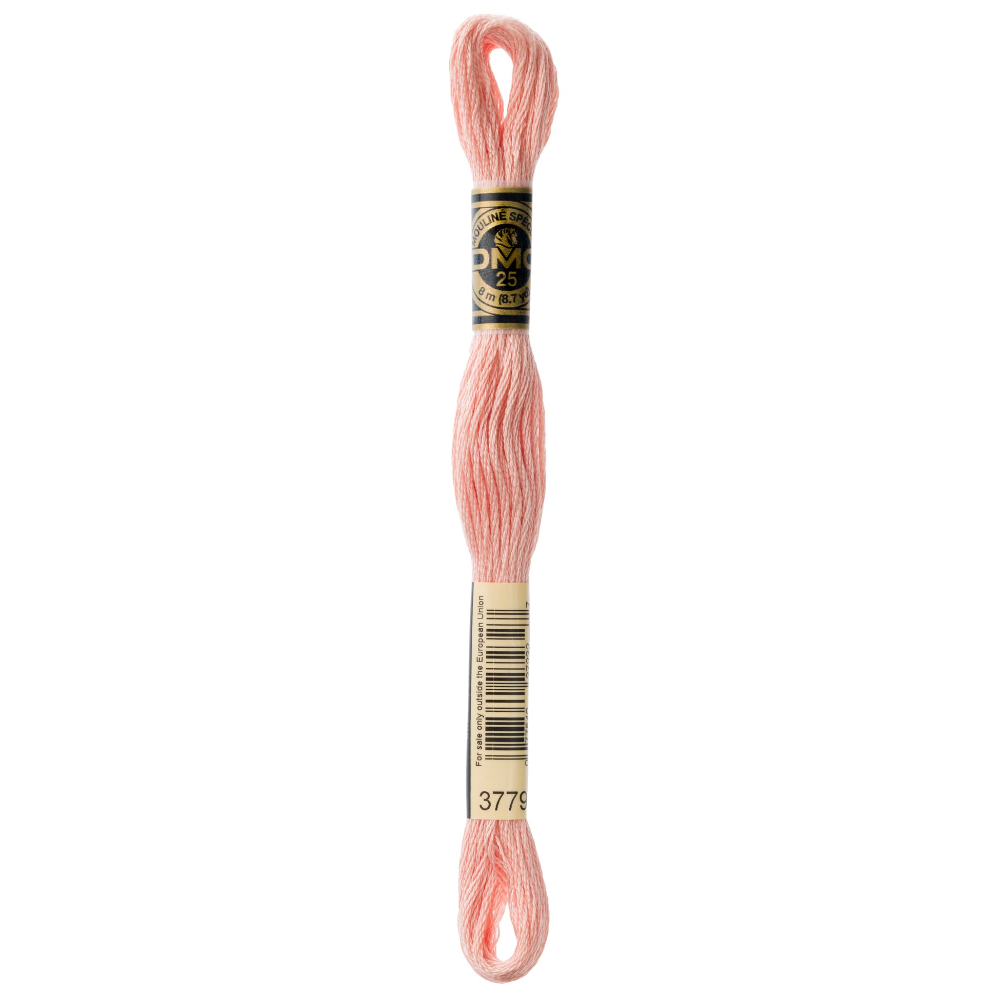 DMC 6 Strand Cotton Embroidery Floss #3779 - Terra Cotta Ultra Very Light-Cross Stitch-DMC Floss-Millennial Fabrics