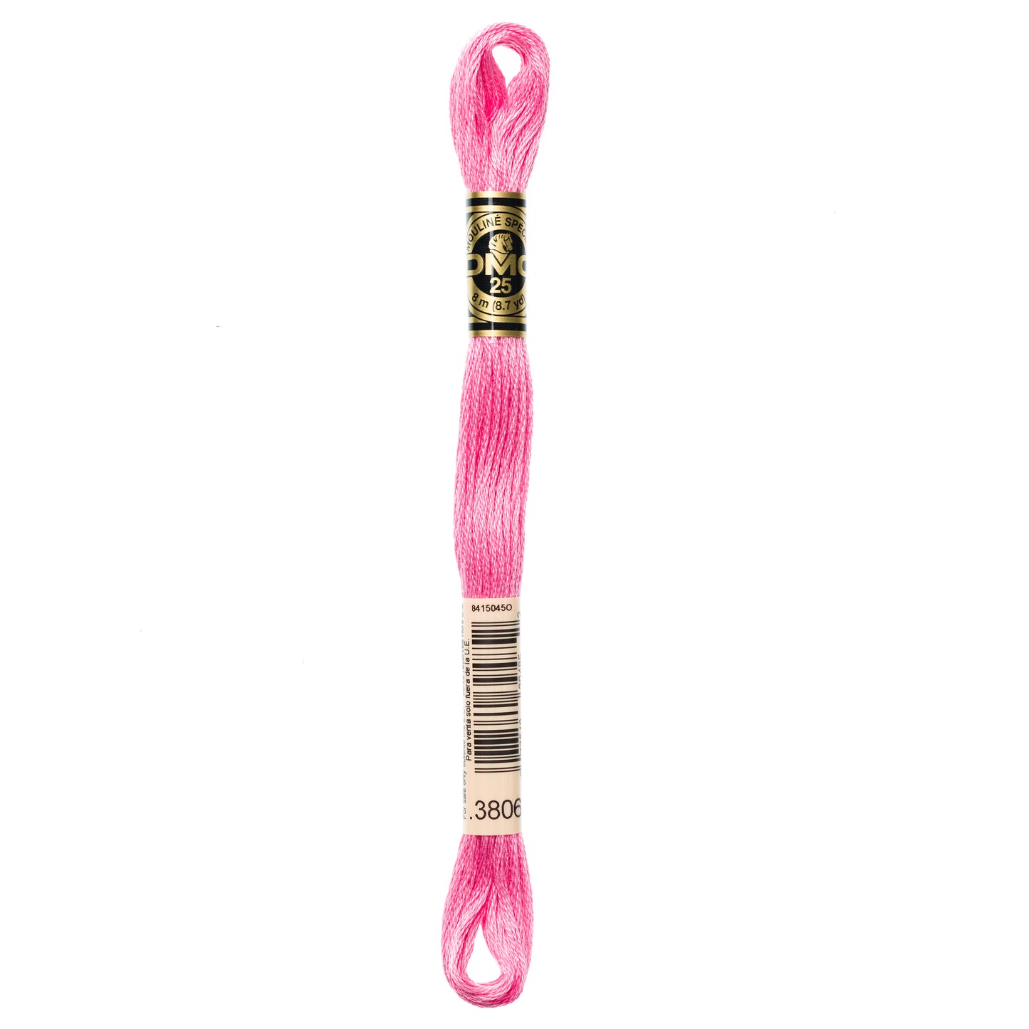 DMC 6 Strand Cotton Embroidery Floss #3806 - Cyclamen Pink - Light-Cross Stitch-DMC Floss-Millennial Fabrics