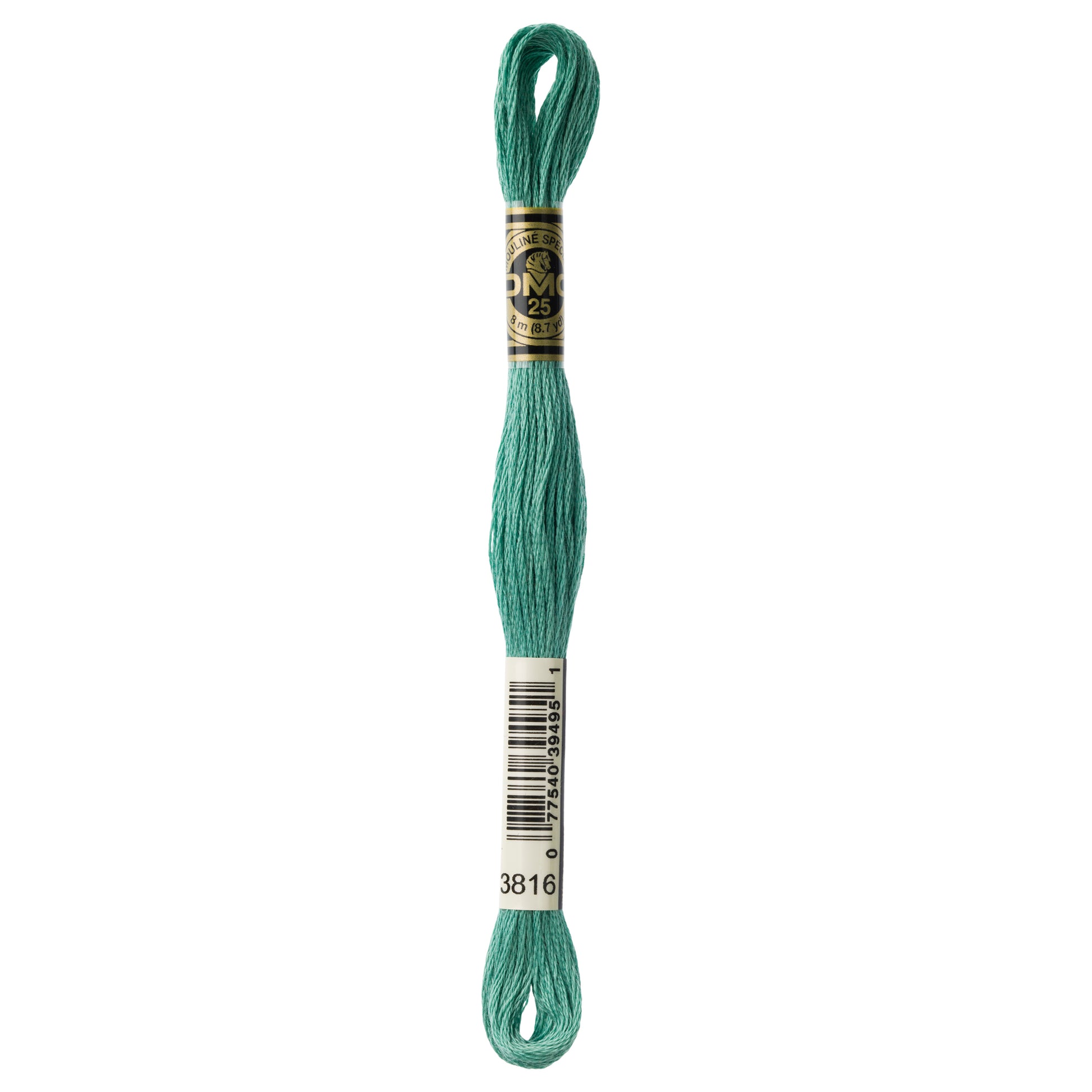 DMC 6 Strand Cotton Embroidery Floss #3816 - Celadon Green-Cross Stitch-DMC Floss-Millennial Fabrics