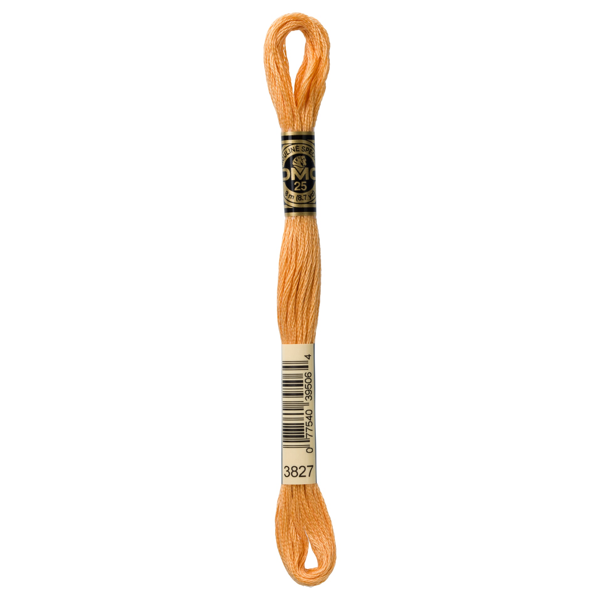DMC 6 Strand Cotton Embroidery Floss #3827 - Golden Brown Pale-Cross Stitch-DMC Floss-Millennial Fabrics