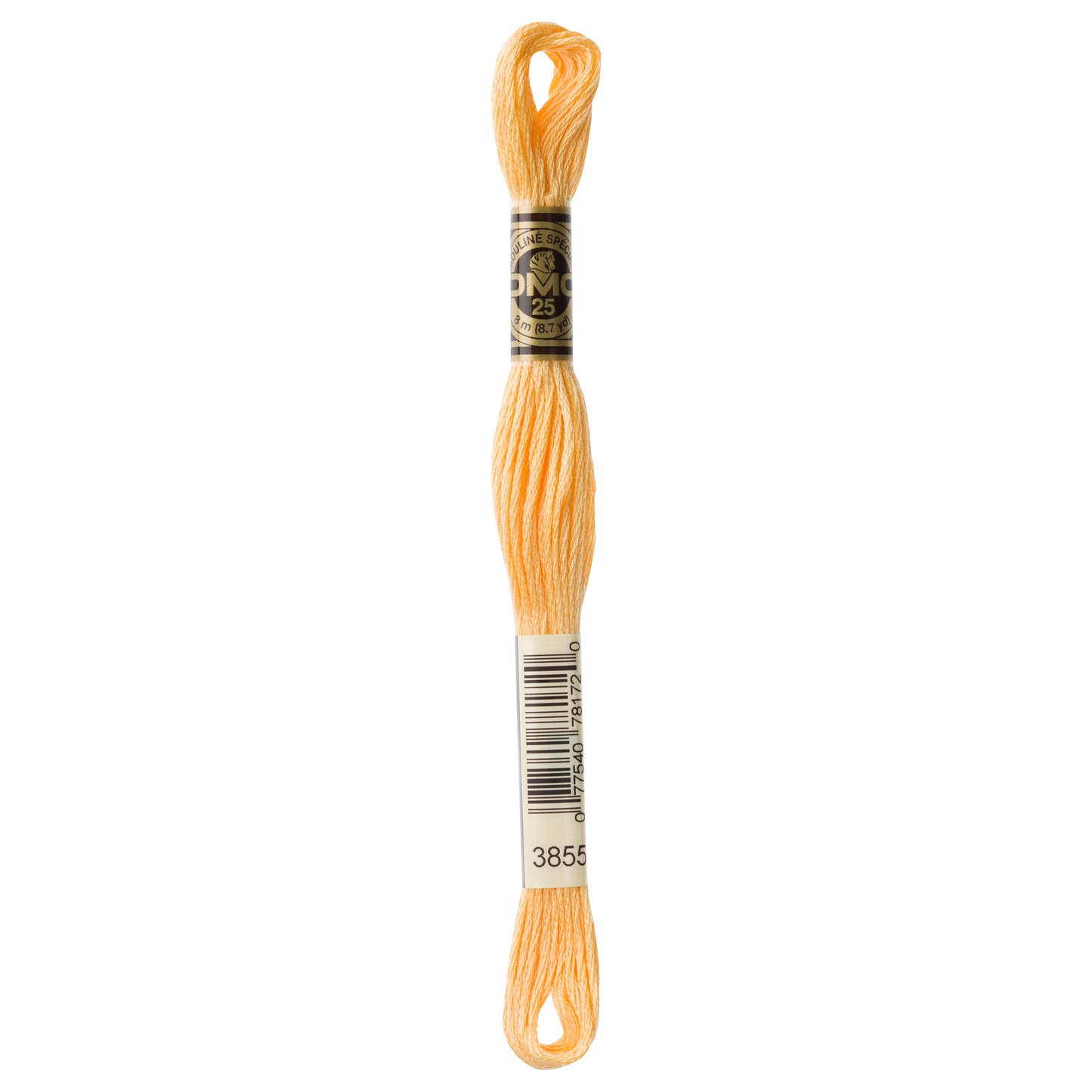 DMC 6 Strand Cotton Embroidery Floss #3855 - Autumn Gold Light-Cross Stitch-DMC Floss-Millennial Fabrics