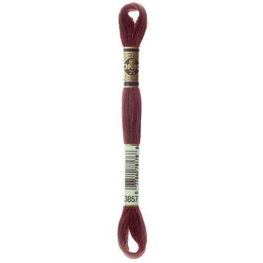 DMC 6 Strand Cotton Embroidery Floss #3857 - Rosewood Dark