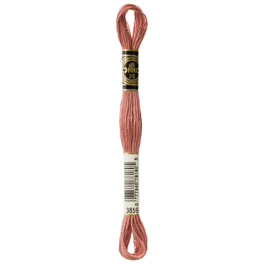 DMC 6 Strand Cotton Embroidery Floss #3859 - Rosewood Light-Cross Stitch-DMC Floss-Millennial Fabrics