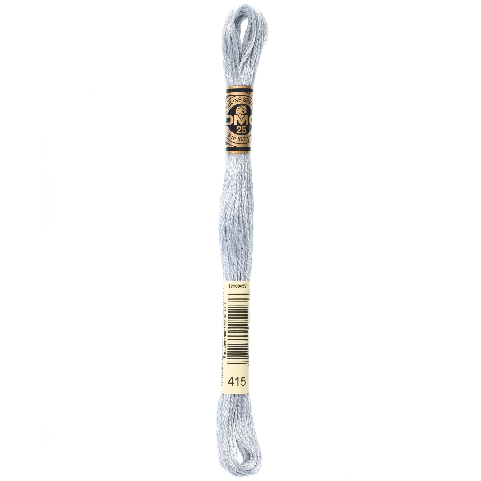 DMC 6 Strand Cotton Embroidery Floss #415 - Pearl Gray-Cross Stitch-DMC Floss-Millennial Fabrics