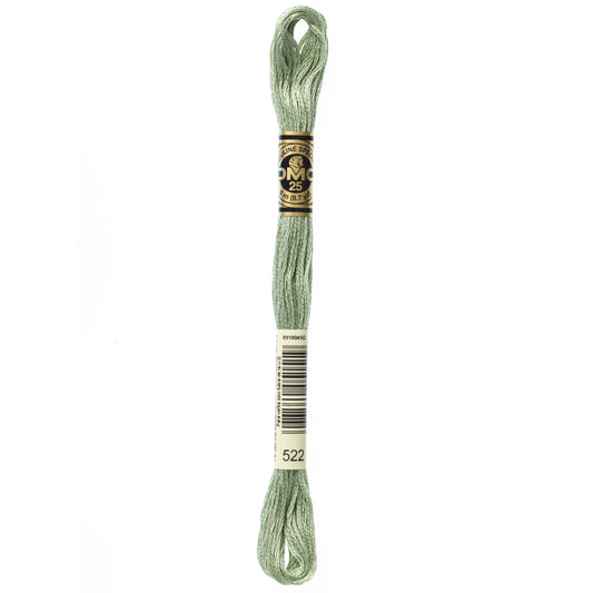 DMC 6 Strand Cotton Embroidery Floss #522 - Fern Green
