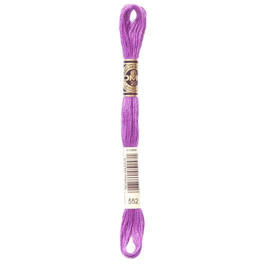 DMC 6 Strand Cotton Embroidery Floss #552 - Violet Medium-Cross Stitch-DMC Floss-Millennial Fabrics