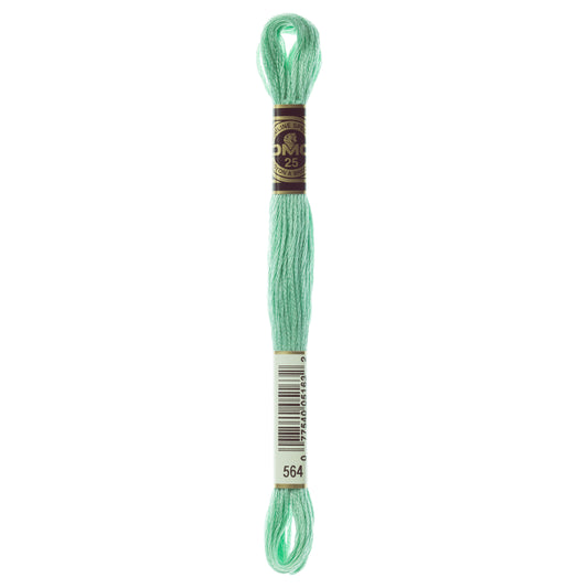 DMC 6 Strand Cotton Embroidery Floss #564 - Jade Very Light-Cross Stitch-DMC Floss-Millennial Fabrics