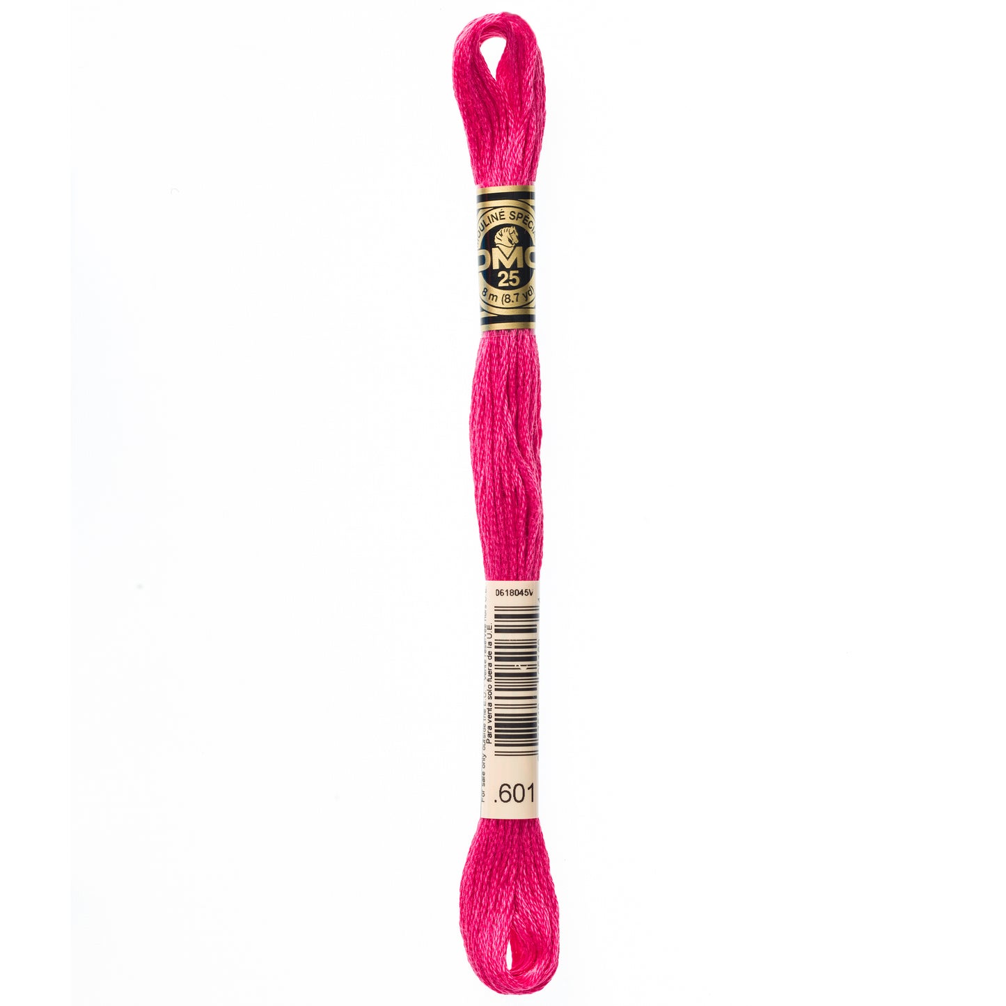 DMC 6 Strand Cotton Embroidery Floss #601 - Cranberry Dark-Cross Stitch-DMC Floss-Millennial Fabrics