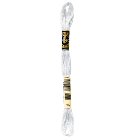 DMC 6 Strand Cotton Embroidery Floss #762 - Pearl Gray Very Light-Cross Stitch-DMC Floss-Millennial Fabrics