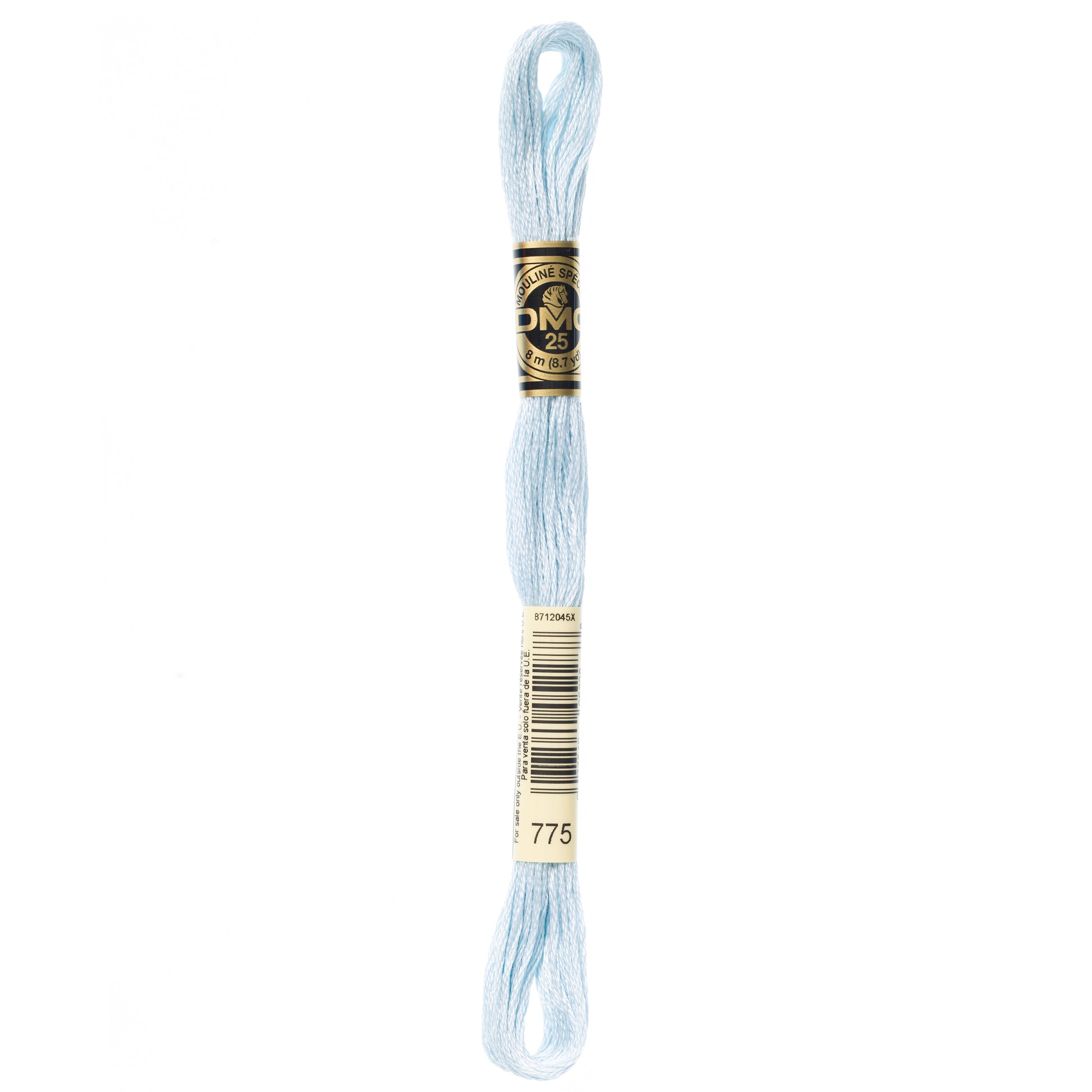 DMC 6 Strand Cotton Embroidery Floss #775 - Baby Blue Very Light-Cross Stitch-DMC Floss-Millennial Fabrics