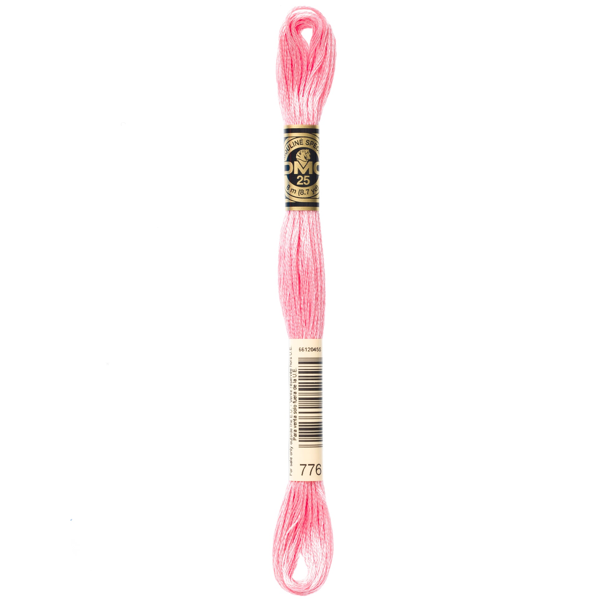DMC 6 Strand Cotton Embroidery Floss #776 - Pink Medium-Cross Stitch-DMC Floss-Millennial Fabrics
