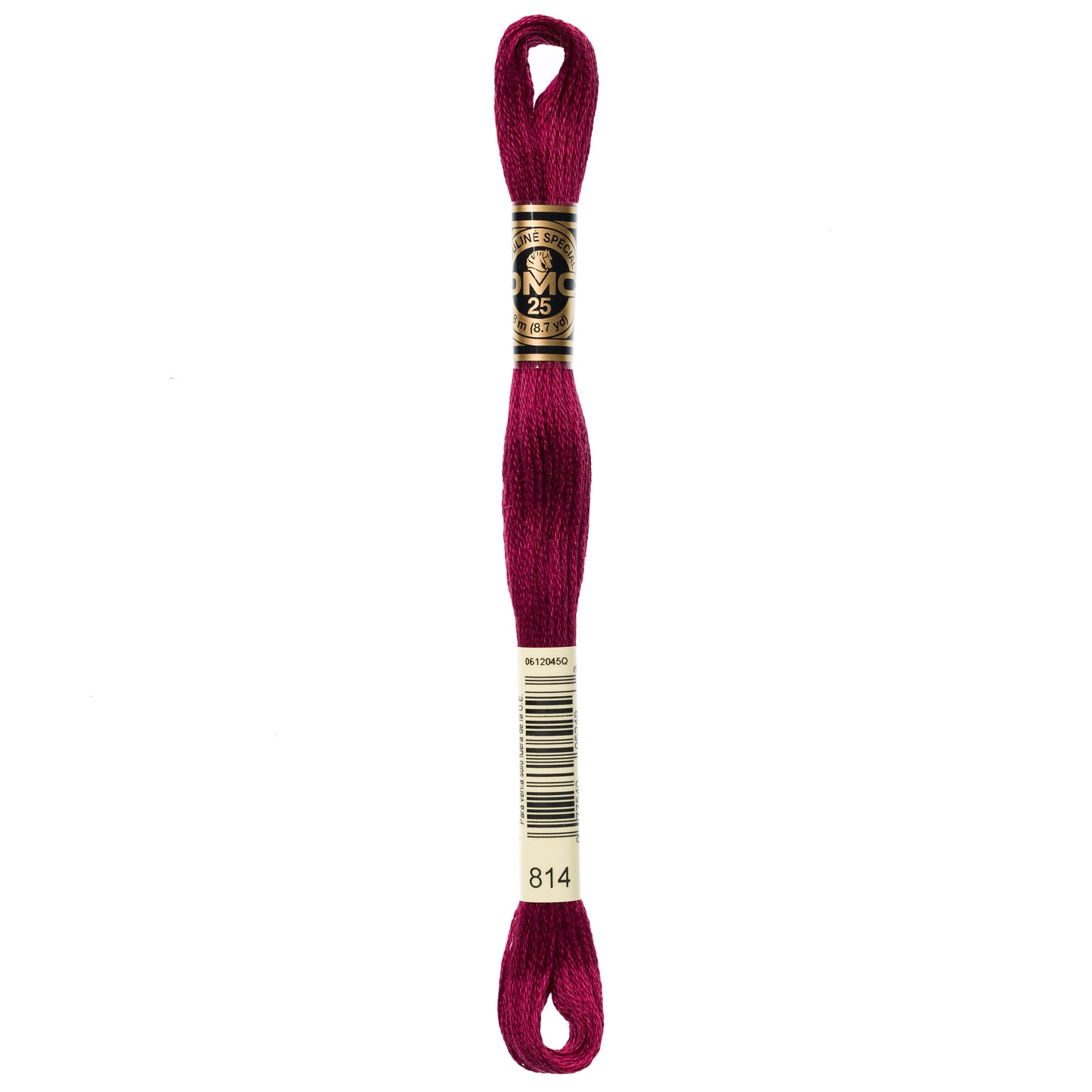 DMC 6 Strand Cotton Embroidery Floss #814 - Garnet Dark-Cross Stitch-DMC Floss-Millennial Fabrics