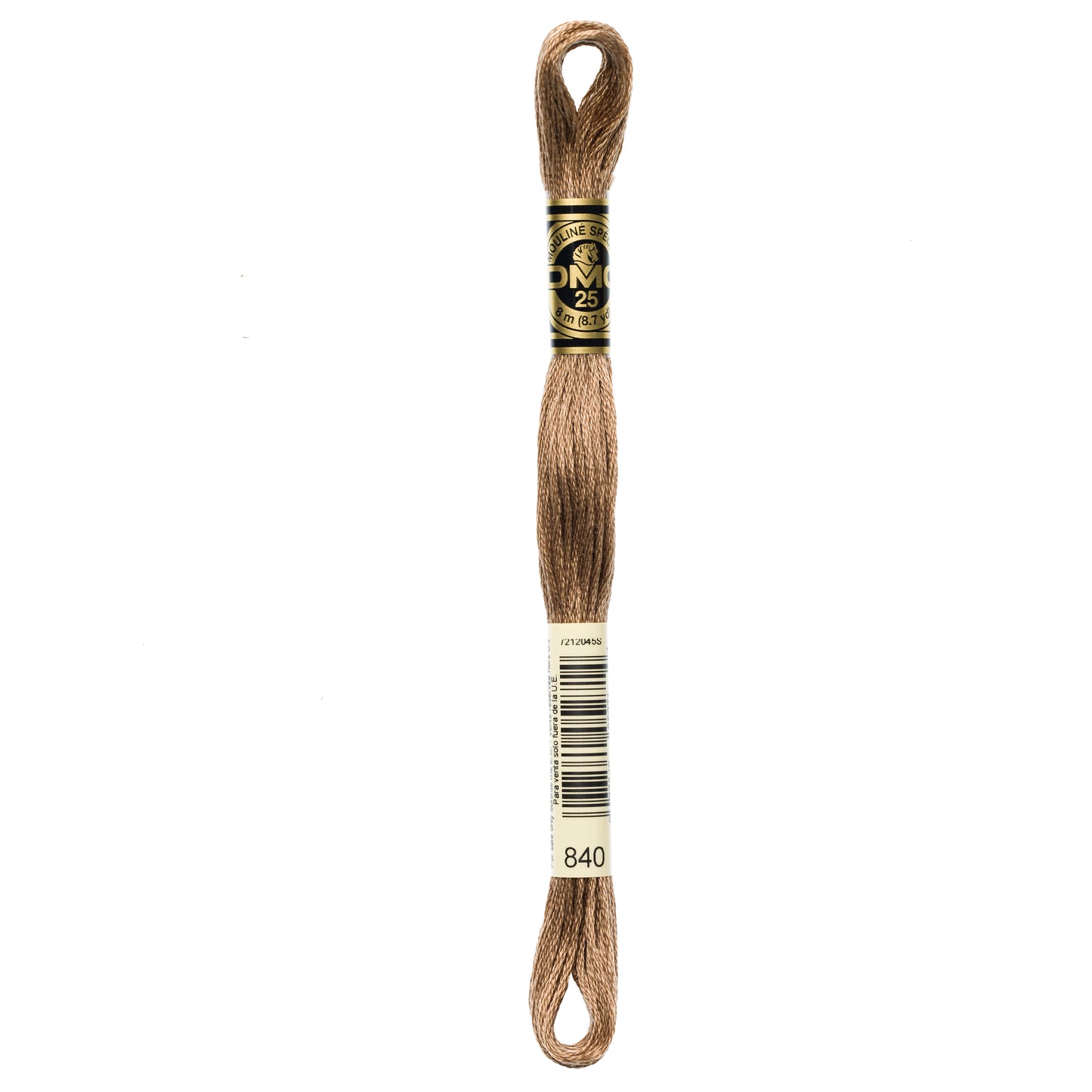 DMC 6 Strand Cotton Embroidery Floss #840 - Beige Brown Medium-Cross Stitch-DMC Floss-Millennial Fabrics
