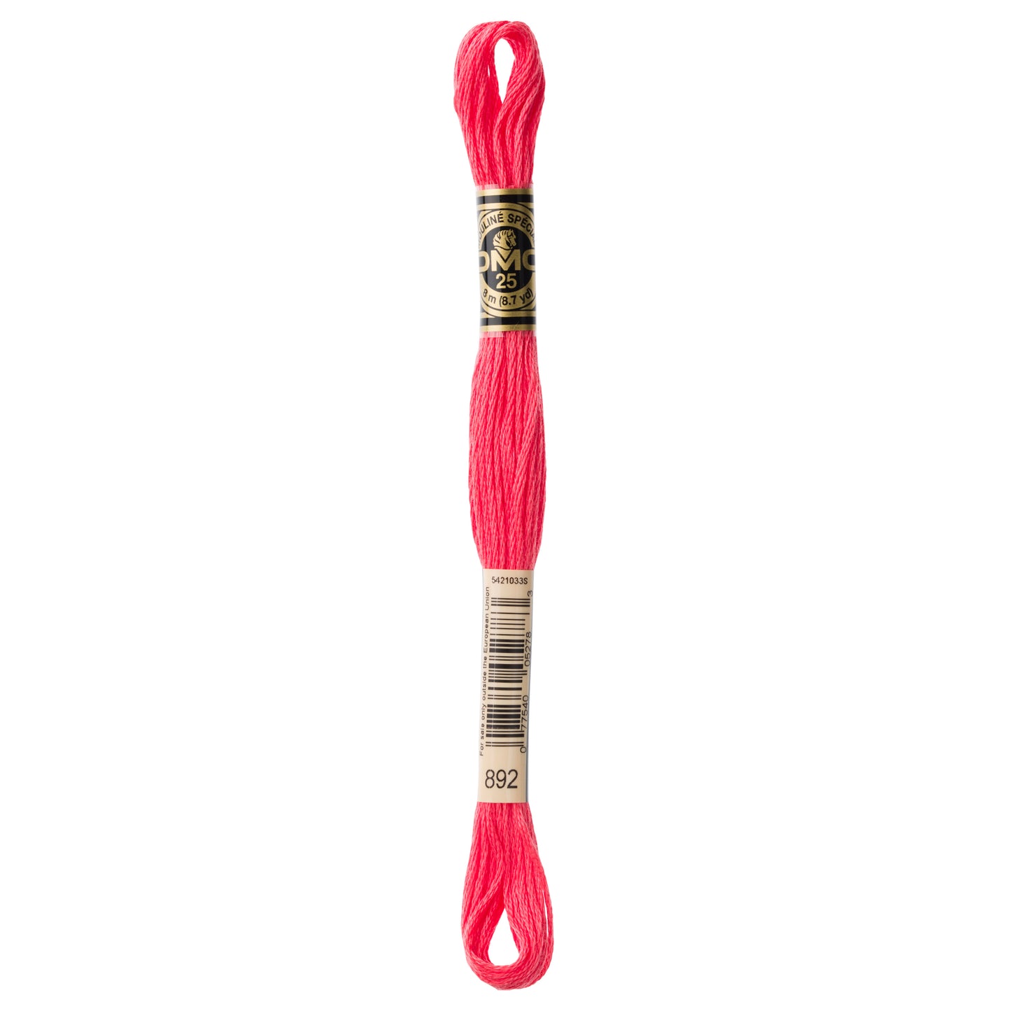DMC 6 Strand Cotton Embroidery Floss #892 - Carnation Medium-Cross Stitch-DMC Floss-Millennial Fabrics