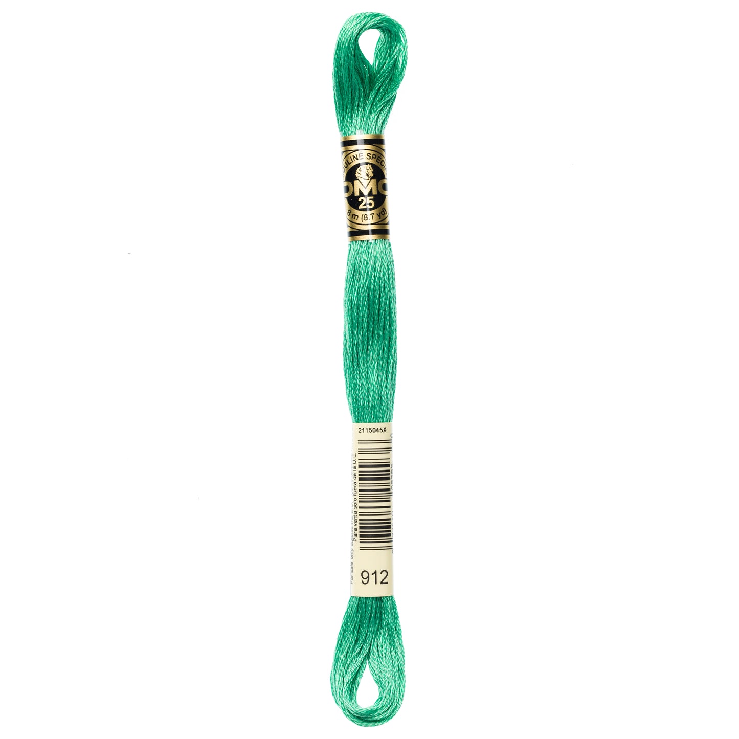 DMC 6 Strand Cotton Embroidery Floss #912 - Emerald Green Light