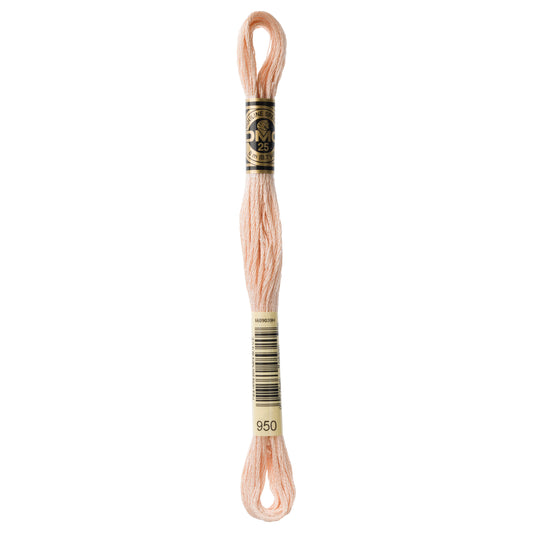 DMC 6 Strand Cotton Embroidery Floss #950 - Desert Sand Light-Cross Stitch-DMC Floss-Millennial Fabrics