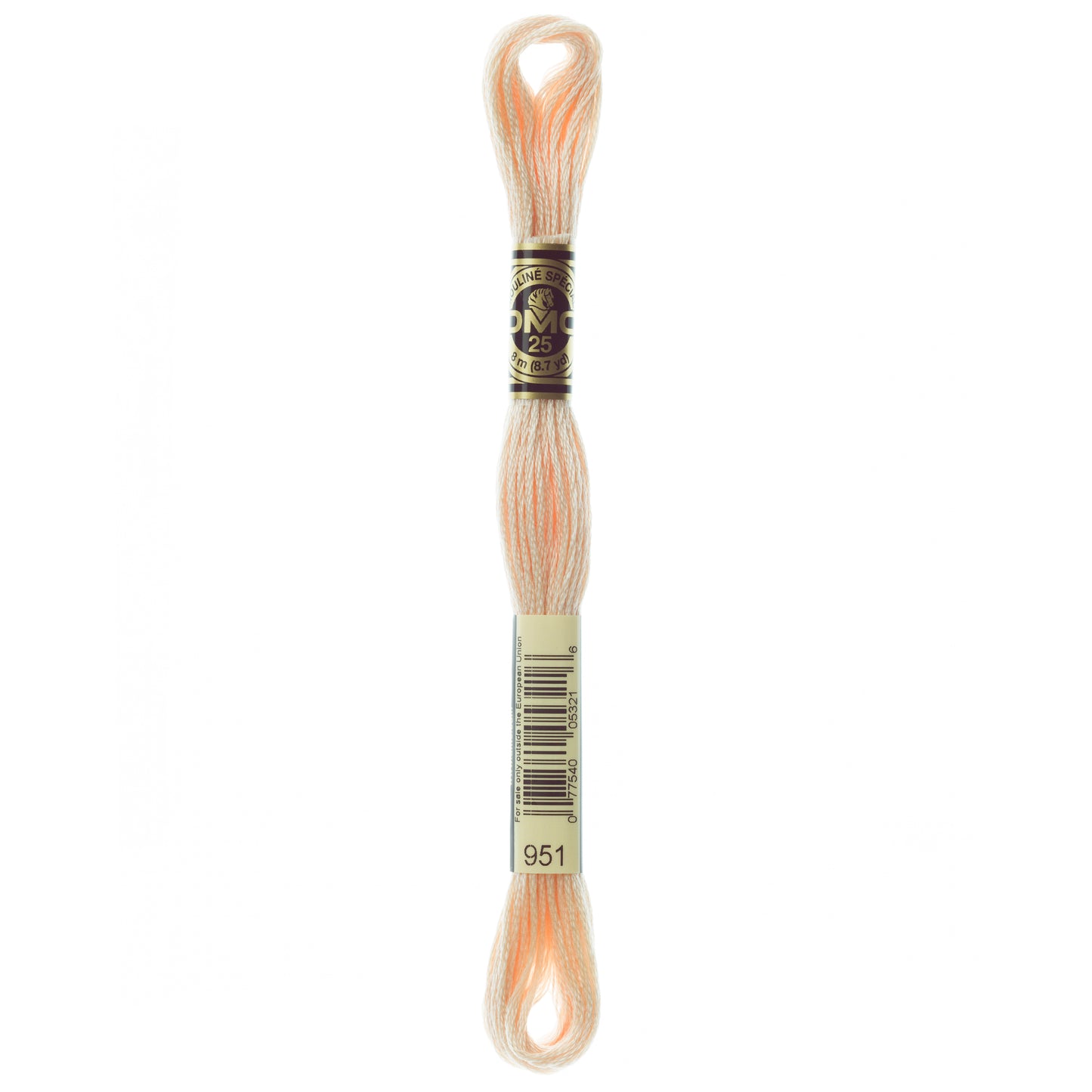 DMC 6 Strand Cotton Embroidery Floss #951 - Tawny Light-Cross Stitch-DMC Floss-Millennial Fabrics