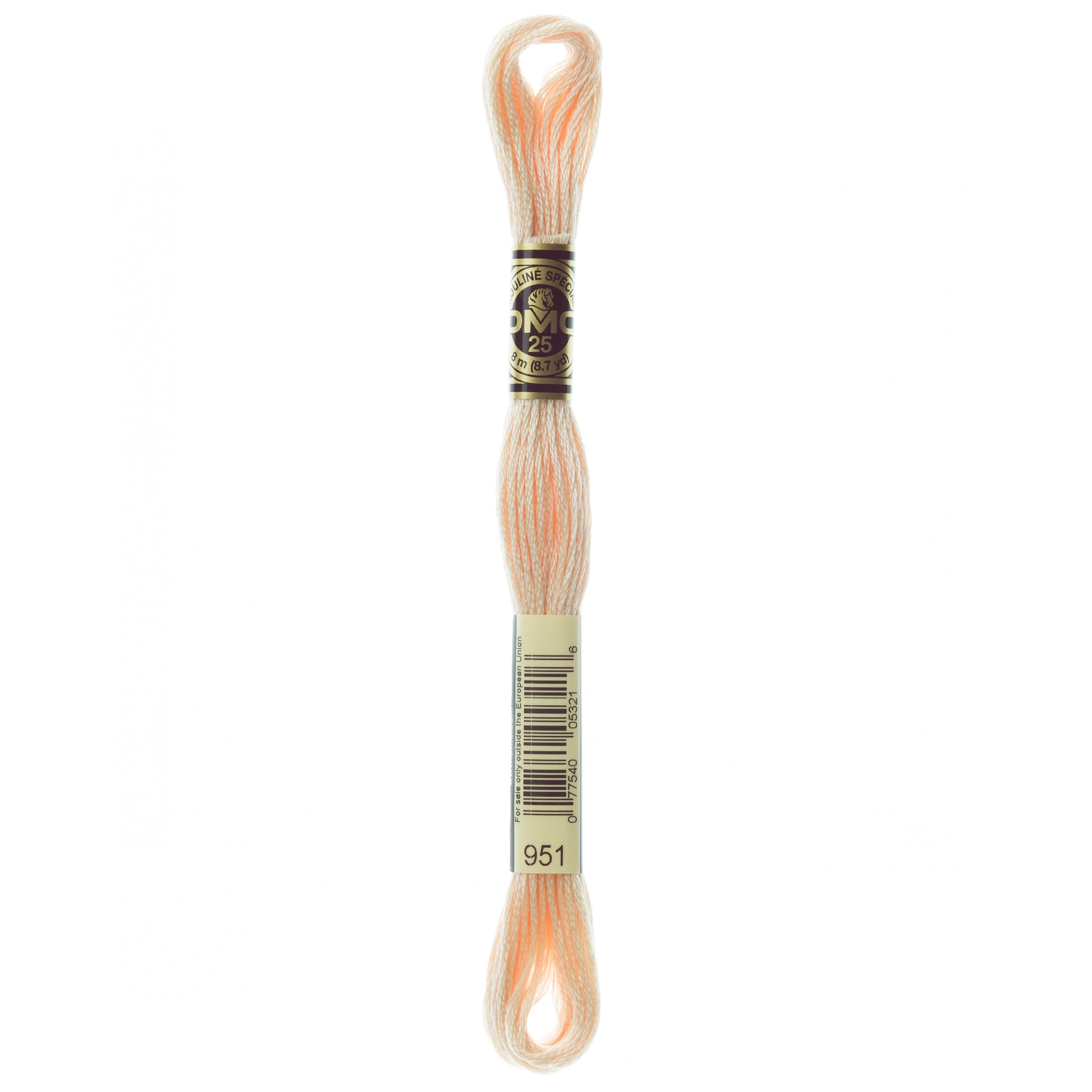 DMC 6 Strand Cotton Embroidery Floss #951 - Tawny Light-Cross Stitch-DMC Floss-Millennial Fabrics