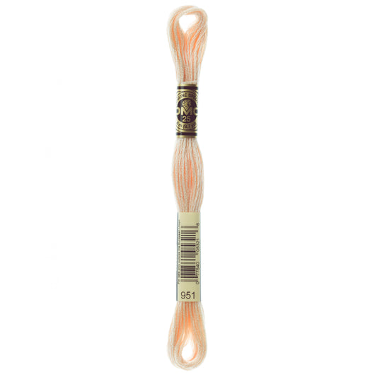 DMC 6 Strand Cotton Embroidery Floss #951 - Tawny Light-Cross Stitch-DMC Floss-Millennial Fabrics