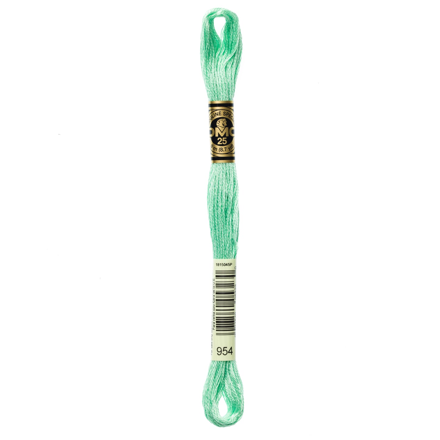 DMC 6 Strand Cotton Embroidery Floss #954 - Nile Green-Cross Stitch-DMC Floss-Millennial Fabrics