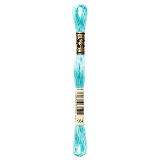 DMC 6 Strand Cotton Embroidery Floss #964 - Seagreen Light-Cross Stitch-DMC Floss-Millennial Fabrics