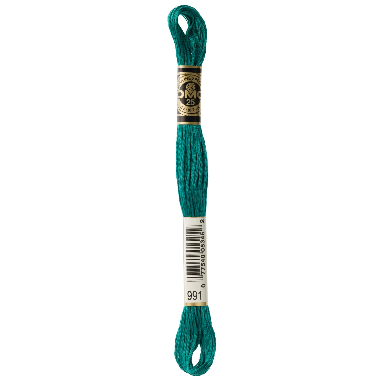 DMC 6 Strand Cotton Embroidery Floss #991 - Dark Aquamarine Blue