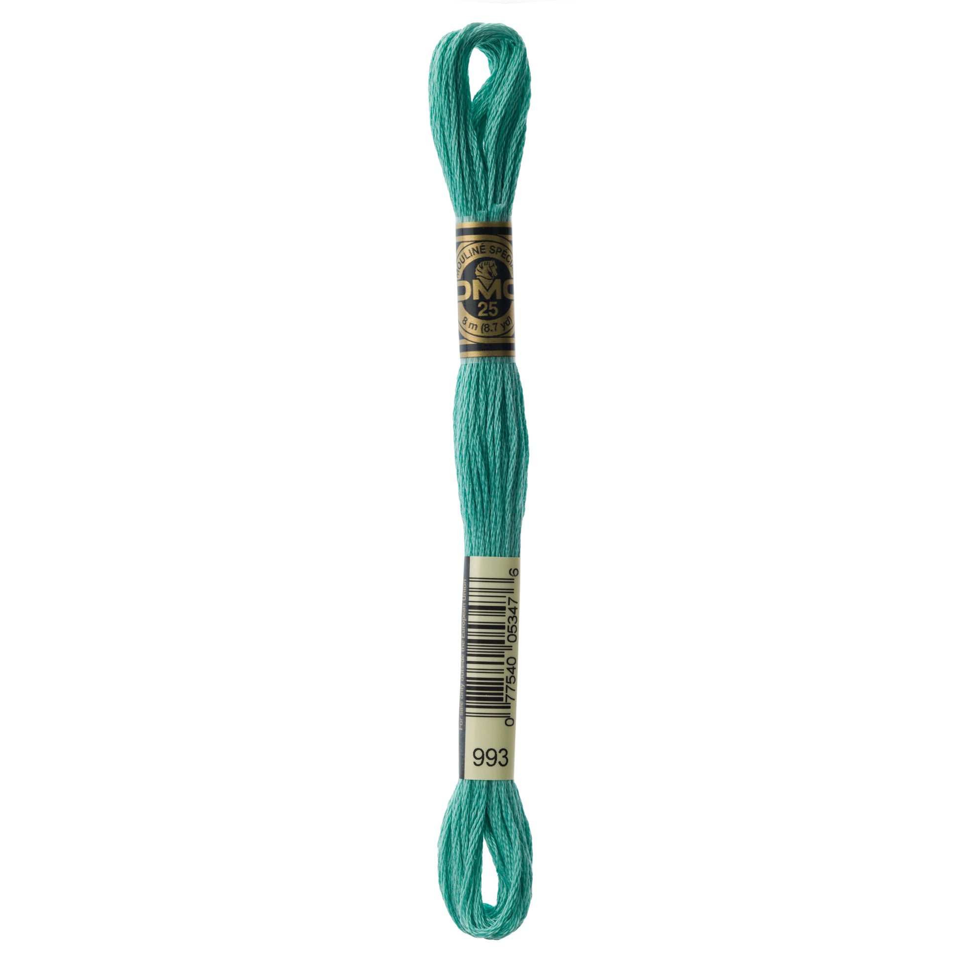 DMC 6 Strand Cotton Embroidery Floss #993 - Aquamarine Very Light-Cross Stitch-DMC Floss-Millennial Fabrics