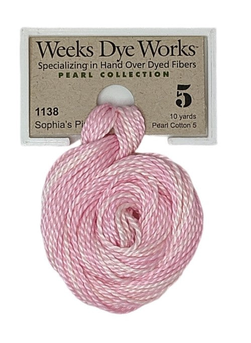 1138 Sophia's Pink | Weeks Dye Works Pearl Cotton #5