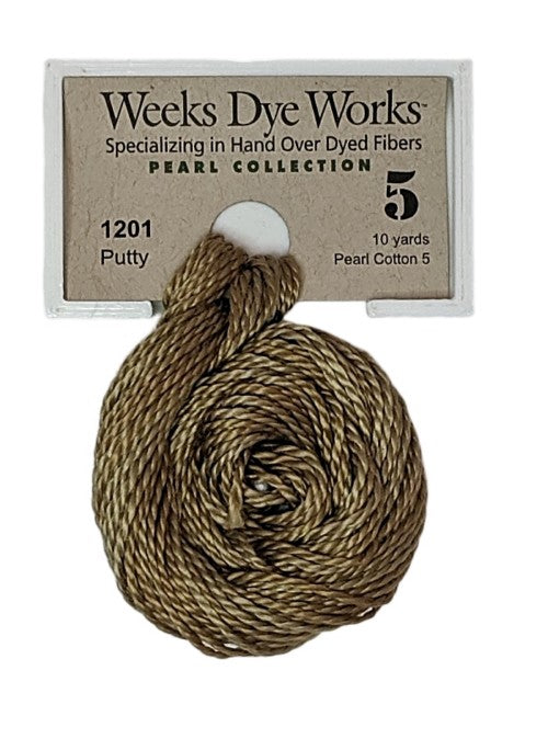 1201 Putty | Weeks Dye Works Pearl Cotton #5