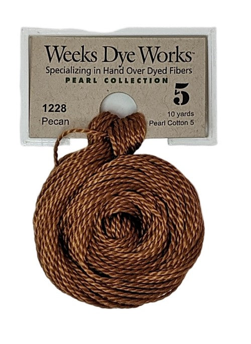 1228 Pecan | Weeks Dye Works Pearl Cotton #5