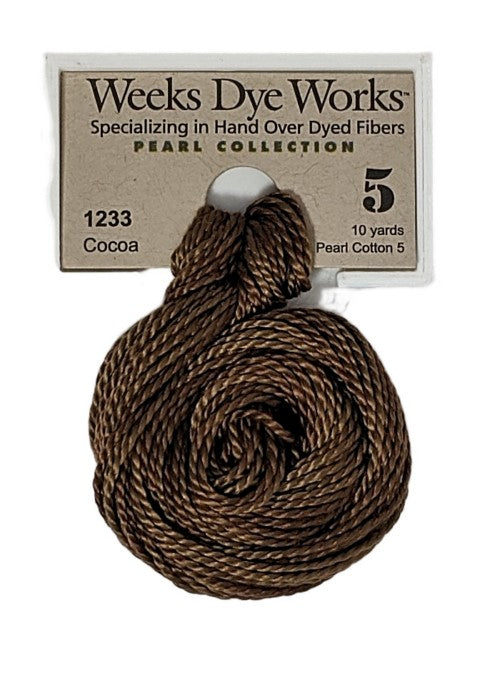 1233 Cocoa | Weeks Dye Works Pearl Cotton #5