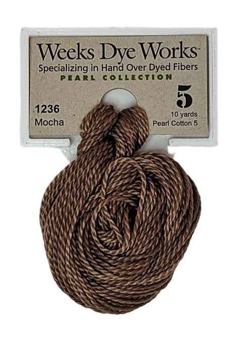 1236 Mocha | Weeks Dye Works Pearl Cotton #5