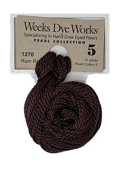 1270 Rum Raisin | Weeks Dye Works Pearl Cotton #5