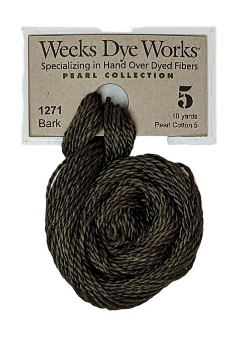 1271 Bark | Weeks Dye Works Pearl Cotton #5-Cross Stitch-Weeks Dye Works-Millennial Fabrics