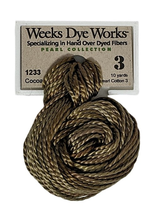 1233 Cocoa | Weeks Dye Works Pearl Cotton #3